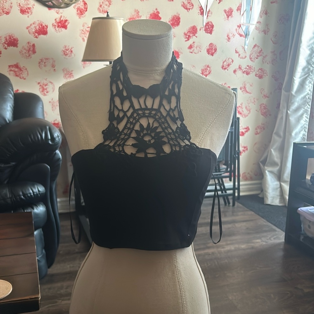 Crochet crop top